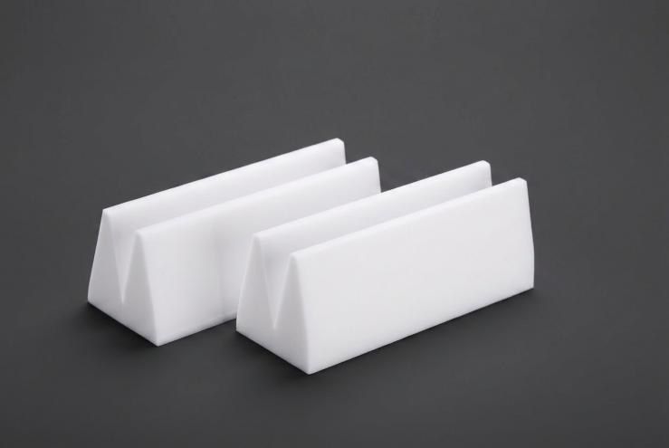 Cu&ntilde;as de espuma t&eacute;cnica blanca sobre fondo gris
